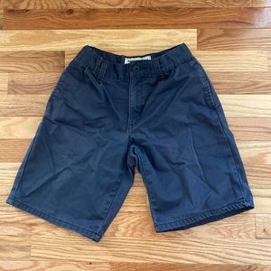 Pleated Khaki Shorts